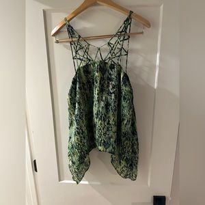 Bcbg green tank. Size M
